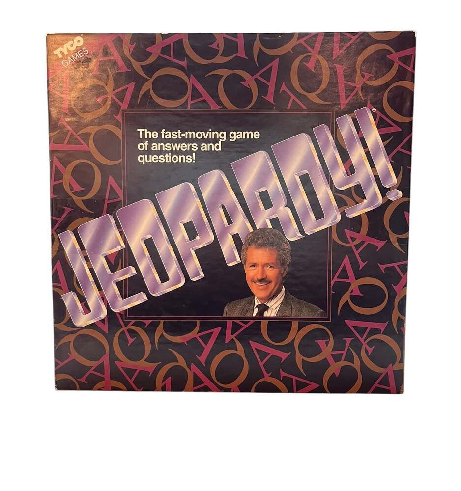 Vintage 1992 Jeopardy Board Game by Tyco